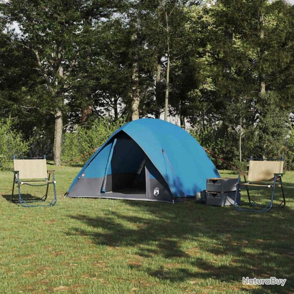 Tente de camping avec toit Bleu 275 x 230 x 140 cm taffetas