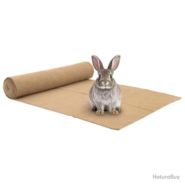 Tapis de chanvre pour rongeurs 1x5 m 5 mm