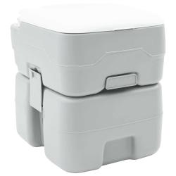 Toilette de Camping Gris 41,5 x 36,5 x 42 cm