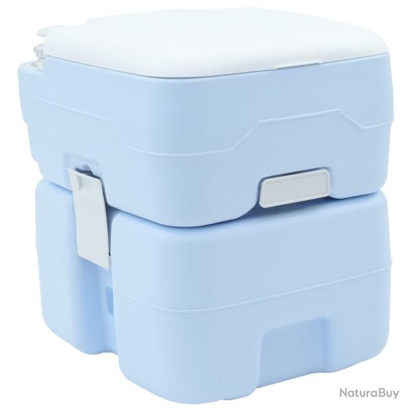 Toilette de Camping Bleu 41,5 x 36,5 x 42 cm