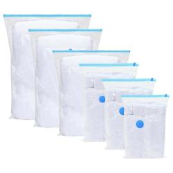 Sacs de rangement 20 pcs Transparent et Bleu 100 x 80 cm