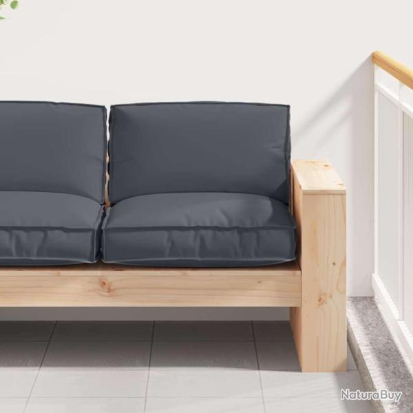 Coussin Anthracite 80 x 80 x 12 cm Tissu Oxford