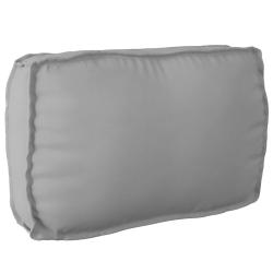Coussin Gris 70 x 40 x 12 cm Tissu Oxford