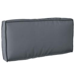 Coussin Anthracite 80 x 40 x 12 cm Tissu Oxford