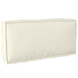 Coussin Cr&egrave;me 80 x 40 x 12 cm Tissu Oxford