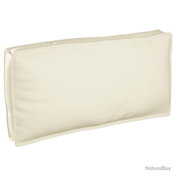 Coussin Cr�me 120 x 60 x 12 cm Tissu Oxford