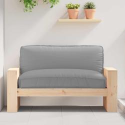 Coussin Gris 120 x 80 x 12 cm Tissu Oxford