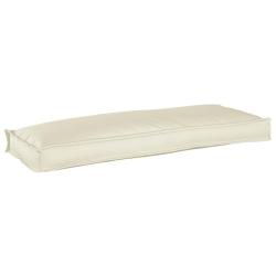 Coussin Cr&egrave;me 110 x 40 x 8 cm Tissu Oxford