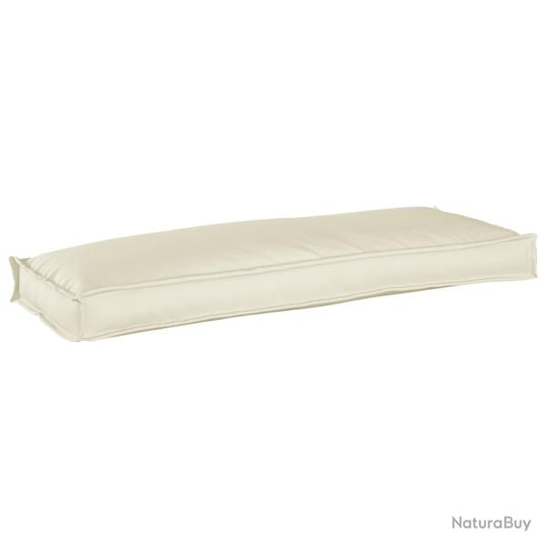 Coussin Cr�me 110 x 40 x 8 cm Tissu Oxford