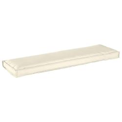 Coussin Cr&egrave;me 140 x 40 x 8 cm Tissu Oxford