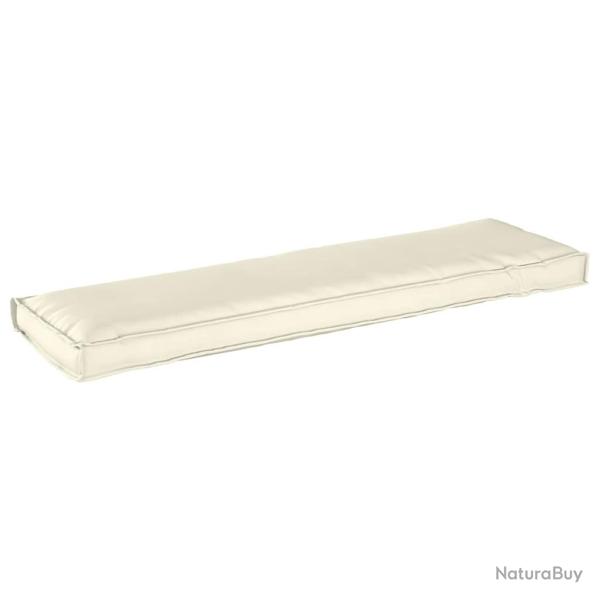 Coussin Cr�me 140 x 40 x 8 cm Tissu Oxford
