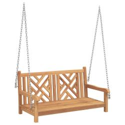 Banc balan&ccedil;oire de 114 x 60 x 64 cm Bois de teck massif
