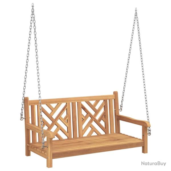 Banc balan�oire de 114 x 60 x 64 cm Bois de teck massif