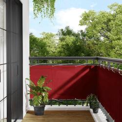 Paravent de balcon rouge 75 x 700 cm 100 % polyester Oxford
