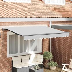 Cadre d'auvent Anthracite 2,5 x 2 m M&eacute;tal