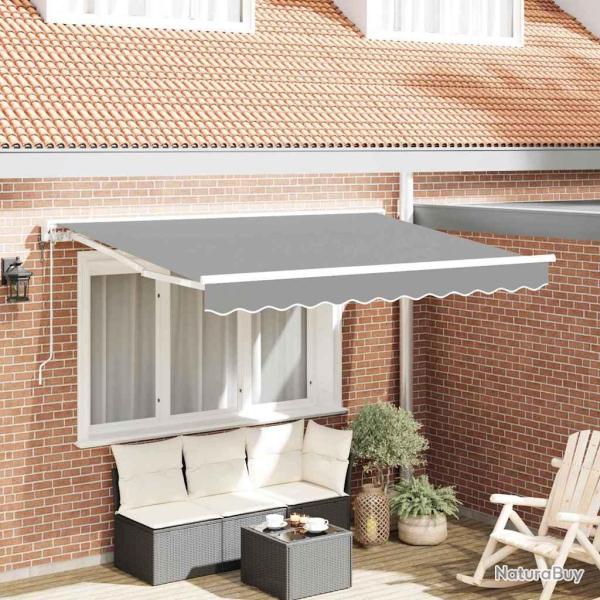 Cadre d'auvent Blanc 3,5 x 2 m M�tal