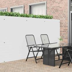 Cl&ocirc;ture de double face blanche 1,8 x 3 m PVC