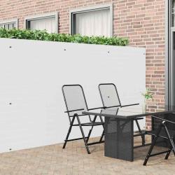 Cl&ocirc;ture de double face blanche 1,8 x 5 m PVC