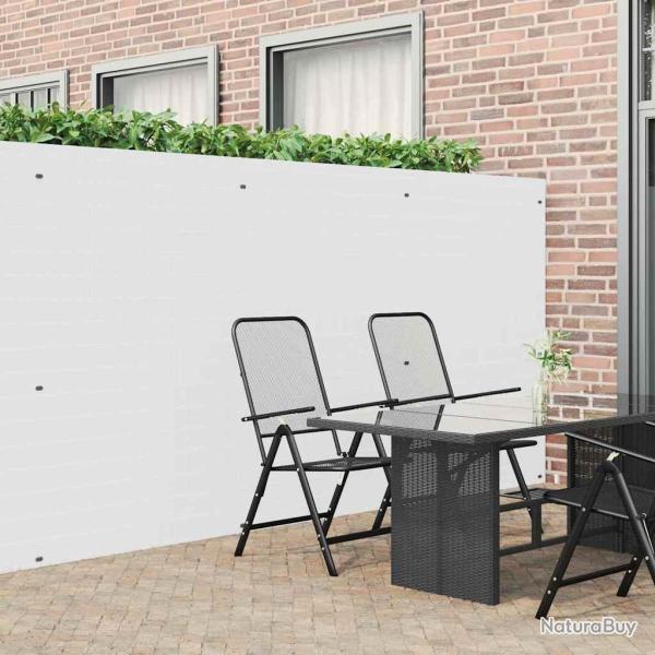 Cl�ture de double face blanche 1,8 x 5 m PVC