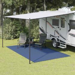 Tapis de tente Bleu 500 &times; 350 cm Polyester