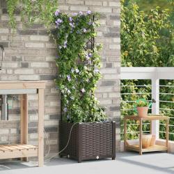 Cache-pot de Marron 40 x 40 x 142 cm PP