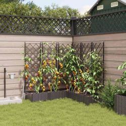 Cache-pot de 5 pc Marron 120 x 120 x 126 cm PP