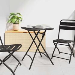 Table bistrot, anthracite, pour la cuisine, 55 &times; 55 &times; 72,5 cm