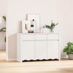 Buffet Drammen Blanc 114 x 43 x 75,5 cm Bois de pin massif