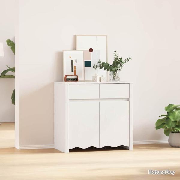 Buffet Drammen Blanc 79 x 43 x 75.5 cm Bois de pin massif