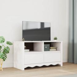 Meuble TV Drammen Blanc 99 x 43 x 55 cm Bois de pin massif