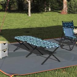 Lit de camping pliant Foret 193 x 69 x 45 cm Tissu Oxford