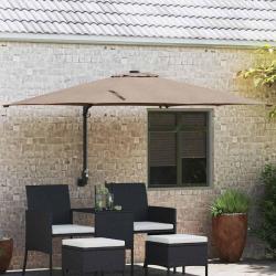 Parasol de Taupe 248,5 x 247,5 x 160 cm