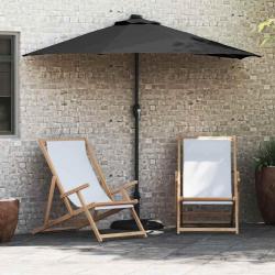 Parasol de Noir 294 x 150 x 223 cm Polyester et Acier