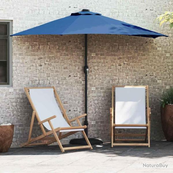 Parasol de 294 x 150 x 224 cm Polyester et Acier Azur