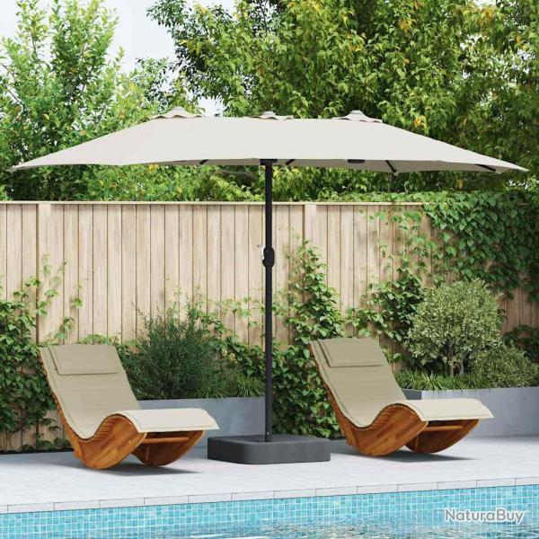 Parasol de Sable 385 x 209 x 244 cm Polyester et Acier