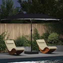 Parasol de Anthracite 385 x 209 x 244 cm Polyester