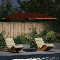 Parasol de Terre cuite 385 x 209 x 244 cm Polyester
