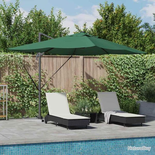 Parasol Vert 352 x 251 x 265 cm Polyester et Aluminium