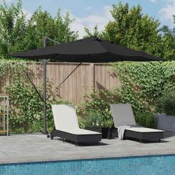 Parasol Noir 352 x 251 x 265 cm Polyester et Aluminium