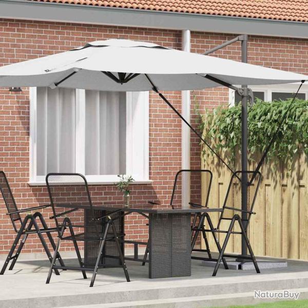 Parasol Roma Beige 286 x 284 x 265 cm Aluminium et polyester