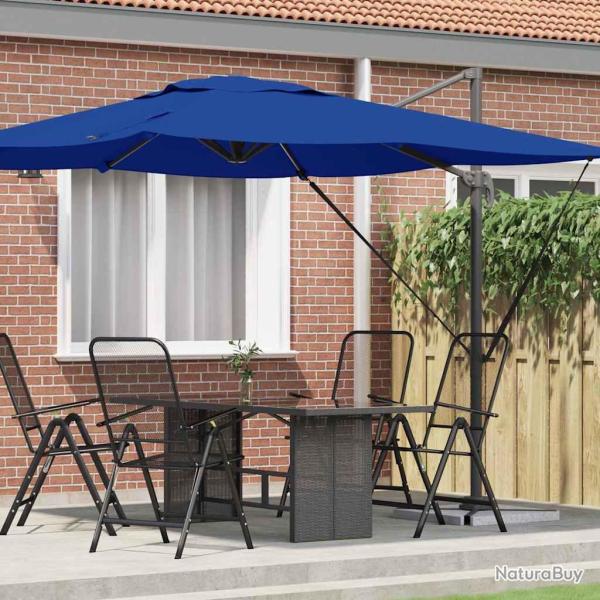Parasol Roma Bleu 286 x 284 x 265 cm Aluminium et polyester