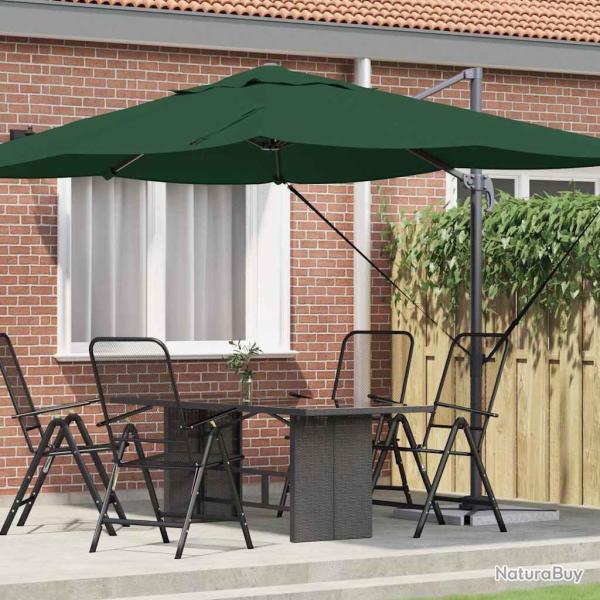 Parasol Vert 351 x 250 x 260 cm Polyester et Aluminium