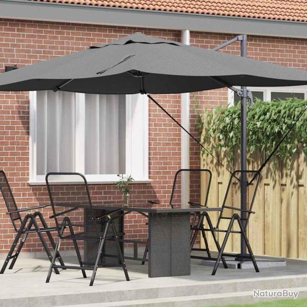 Parasol Anthracite 351 x 250 x 260 cm Polyester et Aluminium