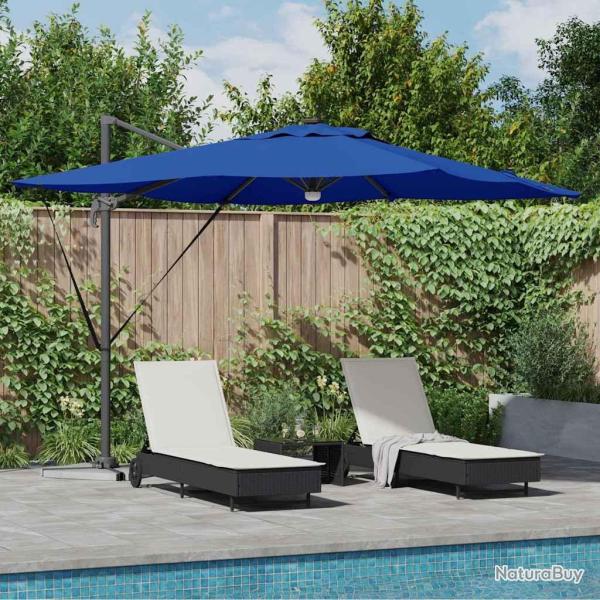 Parasol Roma Bleu 286 x 284 x 270 cm Aluminium et polyester