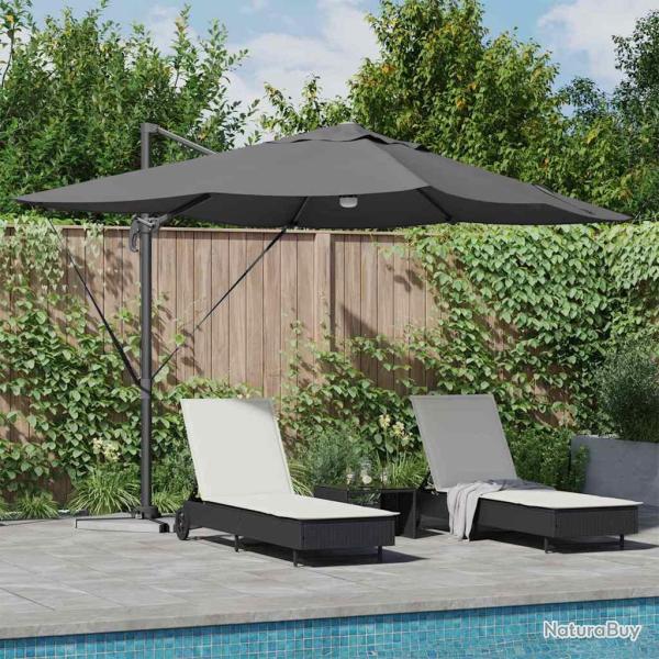 Parasol Anthracite 351 x 250 x 253 cm Polyester et Aluminium