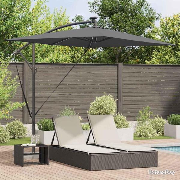 Parasol Anthracite 294 x 200 x 270 cm Polyester et Aluminium