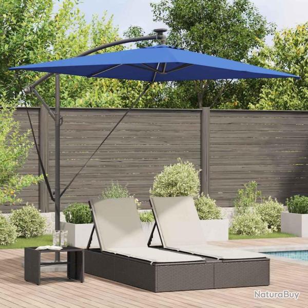 Parasol 294 x 200 x 270 cm Polyester et Aluminium Azur