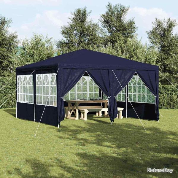 Tente de f�te Bleu 400 x 400 x 266 cm Poly�thyl�ne