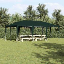 Tente de f&ecirc;te Vert 600 x 400 x 266 cm Poly&eacute;thyl&egrave;ne et acier