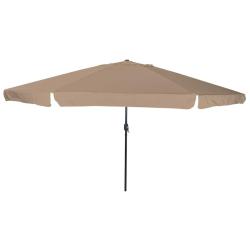 Parasol de Taupe 394 x 394 x 248 cm Polyester et Acier